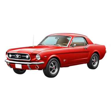 Classic mustang sticker