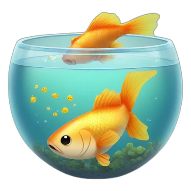 fish in a bowl sticker