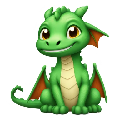 Cuddly dragon  sticker