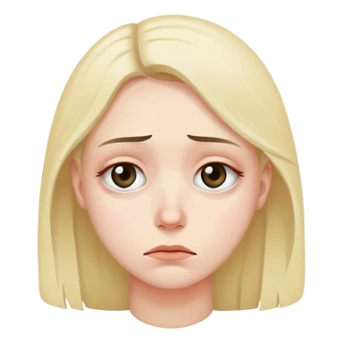 Make depressed and with dark circle under eyes  sticker