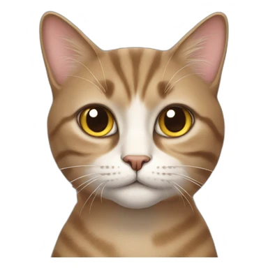 Psychological cat sticker