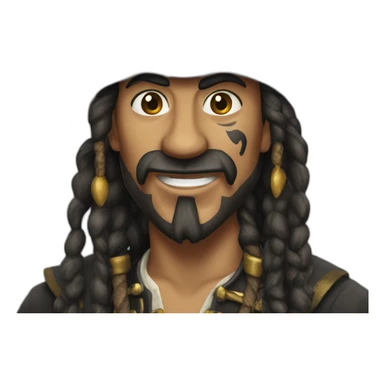 Piratas del caribe sticker