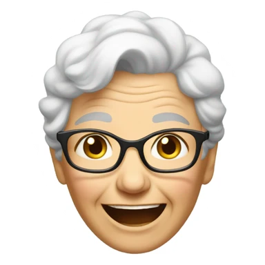 happy grandma  sticker