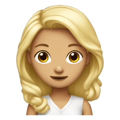 Blond therian girl sticker