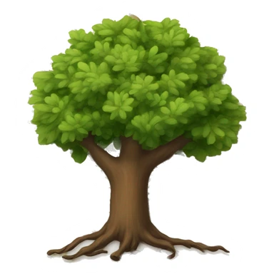 A tree rooted in an open Bible sticker