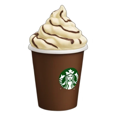 chocoalte starbucks sticker
