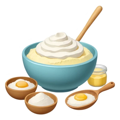 aethetic baking ingredients sticker