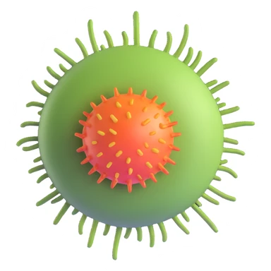 virus cell microorganism sticker