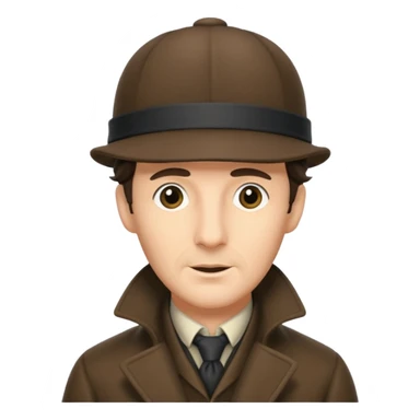 sherlock deerstlaker hat sticker