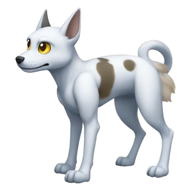 Full body Digimon on four legs sticker