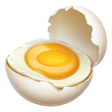 Broken egg sticker