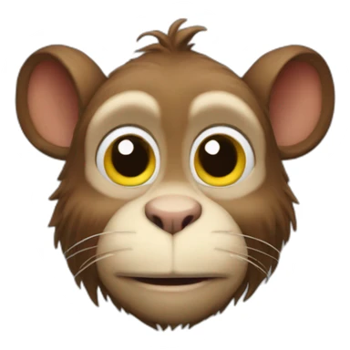 Riggy the rabbit monkey sticker