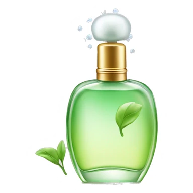 Perfume in hanf spraying sticker