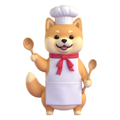 shiba inu chef sticker