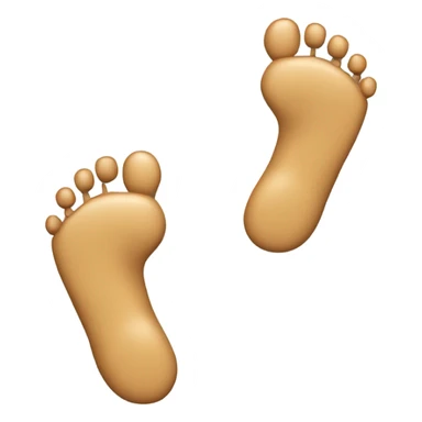 Cheeky face with feet emoji sticker