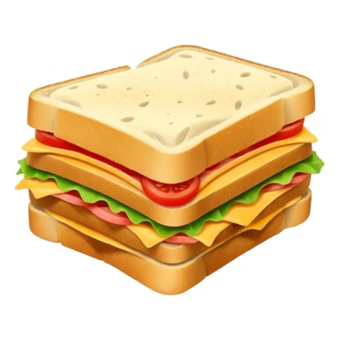 folded snacks, sandwich sticker