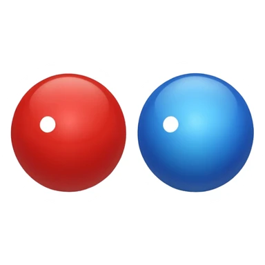 👺 Turn this emoji in blue but that it is equal to red  sticker