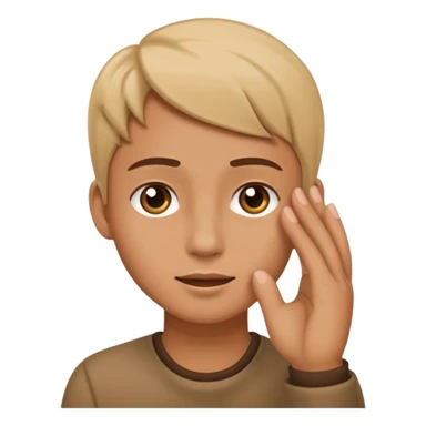 Sorry touch the ear sticker