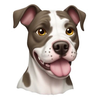 Merle pit bull  sticker