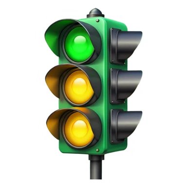 green light from traffic sticker