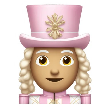 Light pink nutcracker sticker