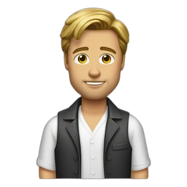 Brad Pitt mikki sticker