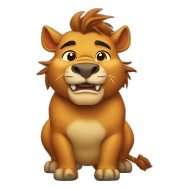 Pumba lion king sticker