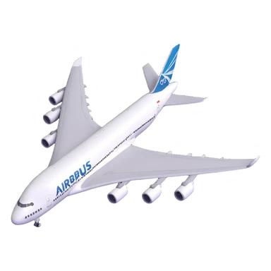 Airbus A380 airplane sticker