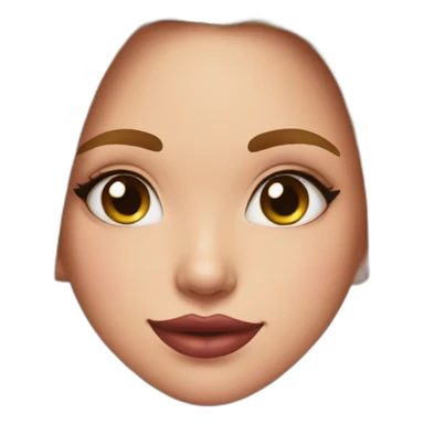 tattoo heart on cheek girl sticker