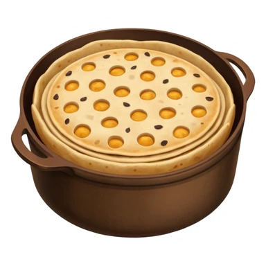 indian chapati inside 1 casserole   sticker