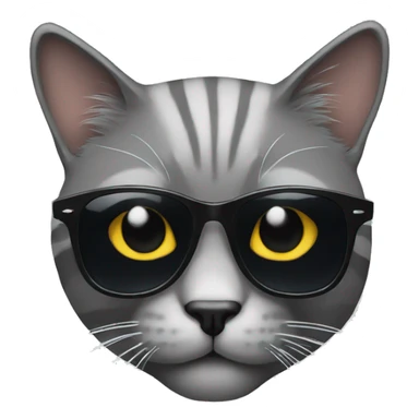 I'm not a cat in sunglasses sticker