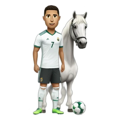 Ronaldo cheval sticker