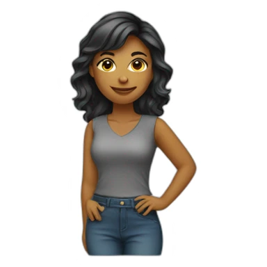 Female Graphic designer sticker