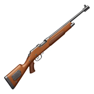 wood traditional rifle sticker