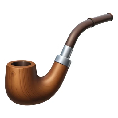 pipe en bois sticker