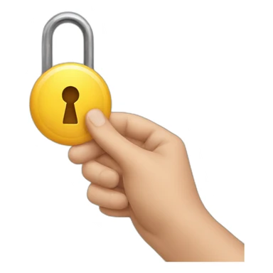 Handing a key sticker