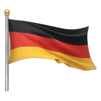 Flag of Germany without pole sticker