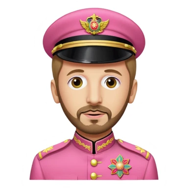 ringo starr in pink sgt peppers uniform  sticker