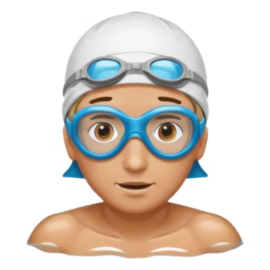 swimmer swim at the pool sticker
