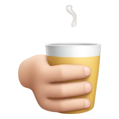 Drinking tea with pinky finger extended out sticker