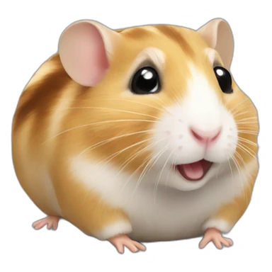 hamster sur tortue sticker