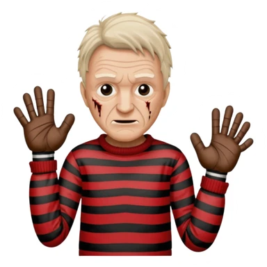 Freddy Krueger  sticker