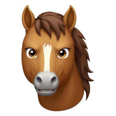 angry horse sticker