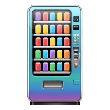 Sleek vending machine sticker