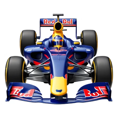 a 2010 Red Bull Formula 1 car sticker