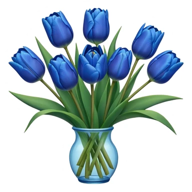 I need something for winter Video like bleu tulipe bouquet  sticker