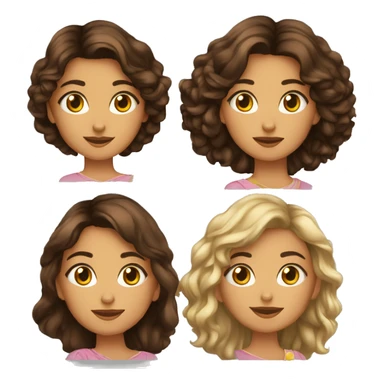 Morena praiana pele clara e olhos castanhos sticker