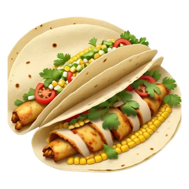 Spicy chicken tacos sticker
