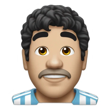 diego maradona sticker