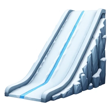 snow slope ramp sticker
